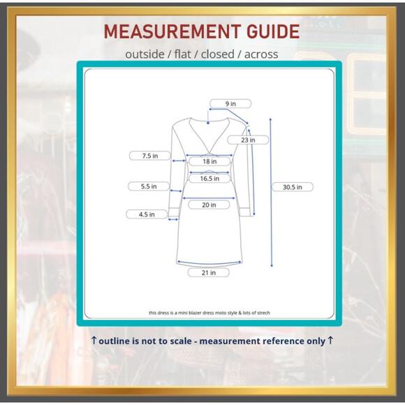 Vintage PG Collections Blazer Mini Dress Black Studded Moto & Military Body Con - Picture 2 of 9